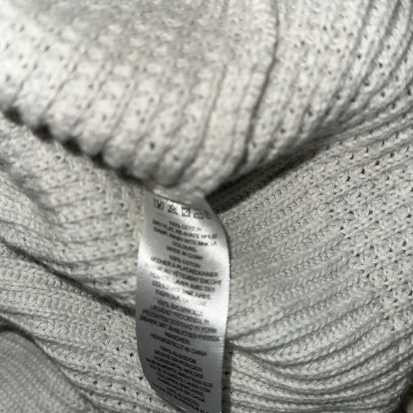 French connection knit sweater size medium cuffed sleeves cotton fabric - Picture 6 of 6